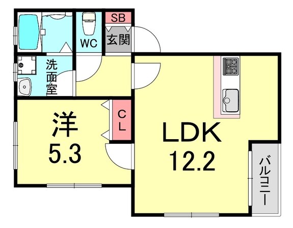 プライム御影本町の物件間取画像